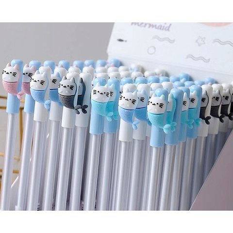 ручка с колпачком Mermaid cat в ассортименте 678