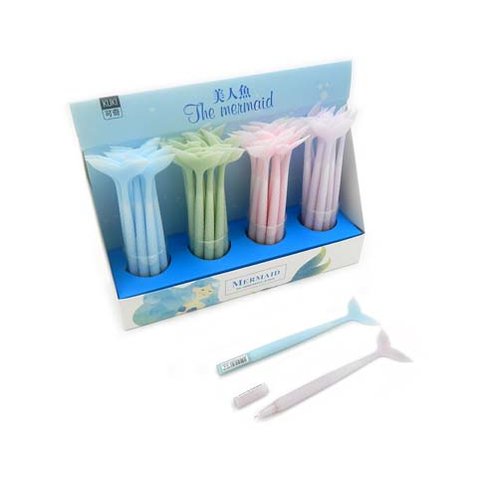 ручка с колпачком Русалочий хвост в ассортименте BX-60