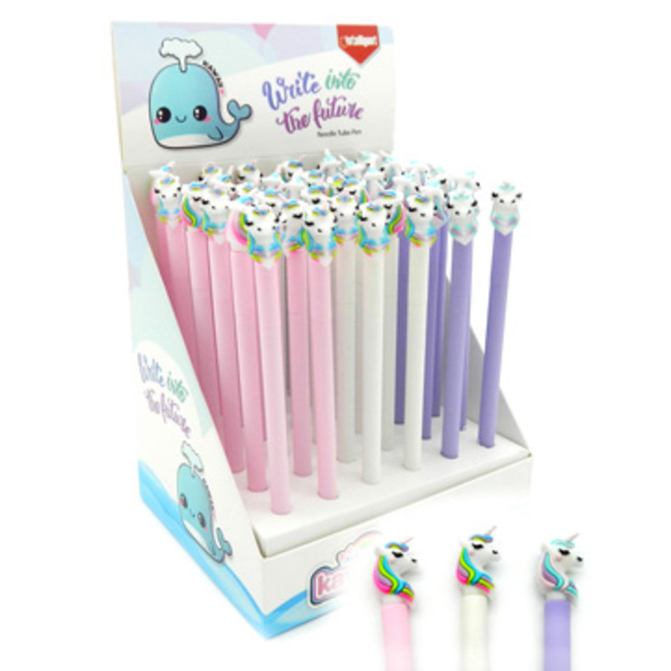 ручка с колпачком Единорог в ассортименте BY-35