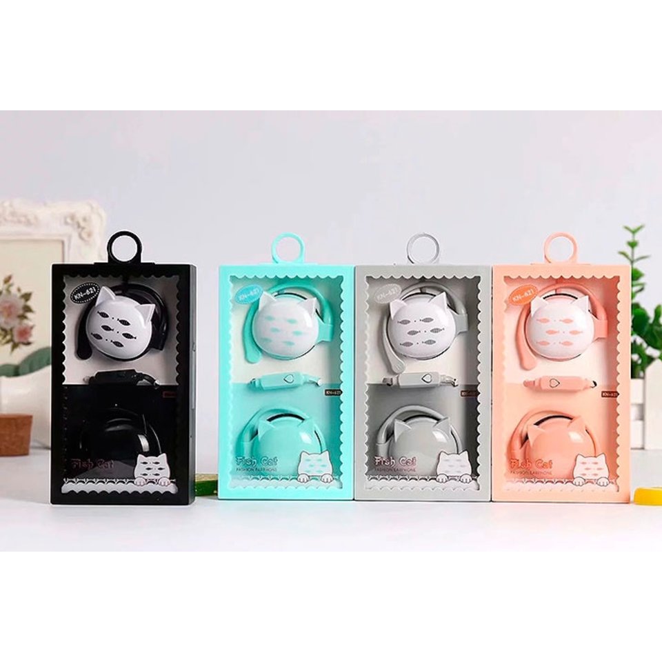 наушники Fish cat в ассортименте 533