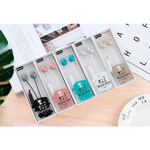 наушники Cute cat в ассортименте 333