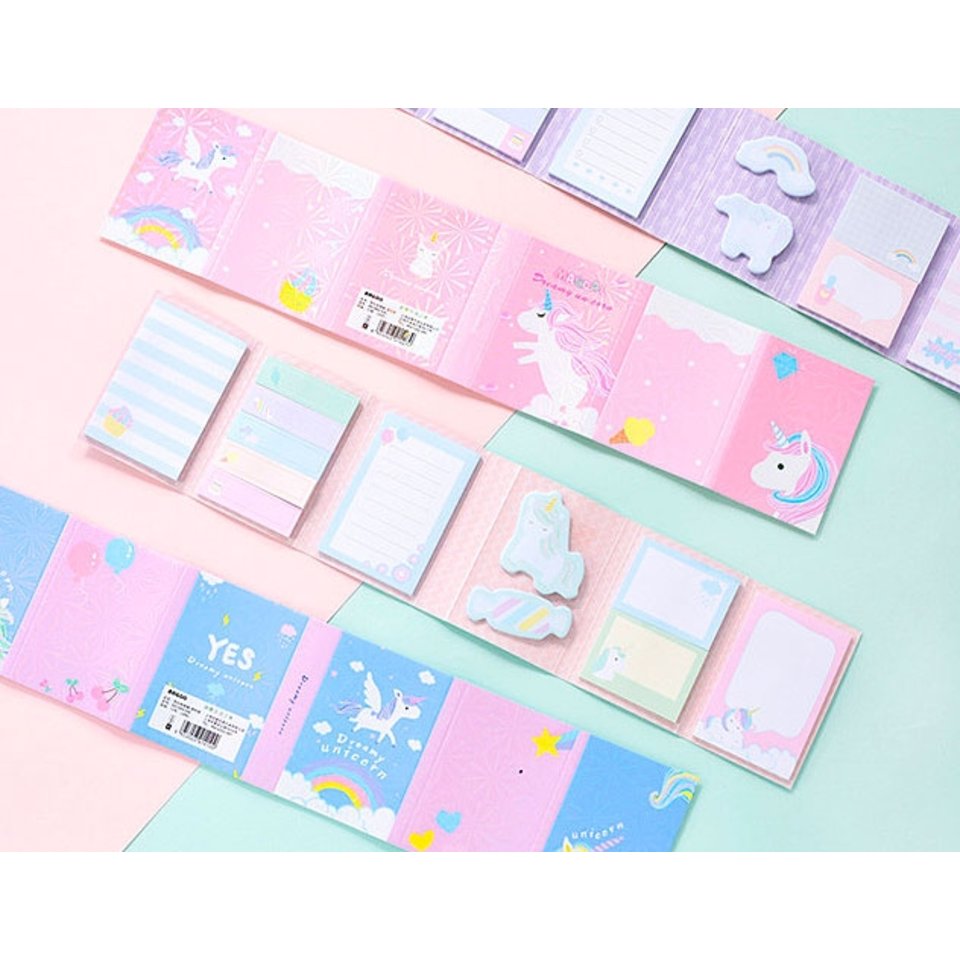 стикеры в наборе Мини-книжка Dreamy unicorn в ассортименте 548