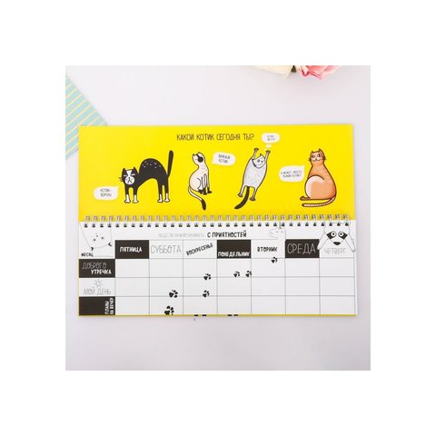 планинг недатированный КОТОпланер 30х11см 397226