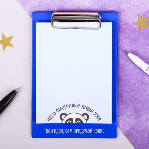 стикер с липким краем на планшете 12х10см Панда 4050074