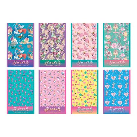 блокнот А6 32 листа Pattern girl 8 дизайнов 6825 BG