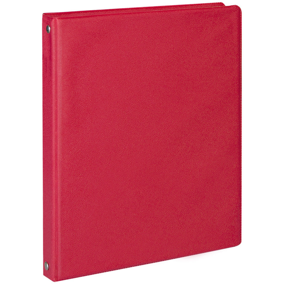 тетрадь на кольцах 80 листов ПВХ 15288 красный (250200) (Space)