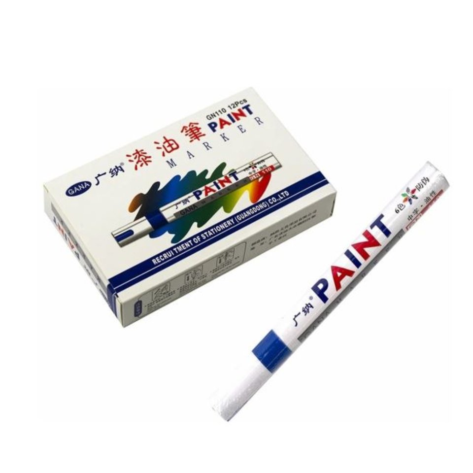 маркер краска круглый 2-4мм PAINT Нитро лак al6851/orkey br-12/kle