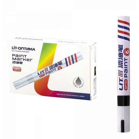 маркер краска круглый 2-4мм paint нитро лак al6850/klerk170408/ork