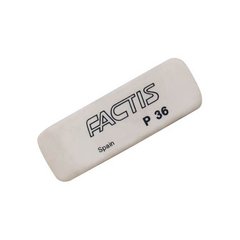 ластик FACTIS P36 из непрозрачного мягкого пластика