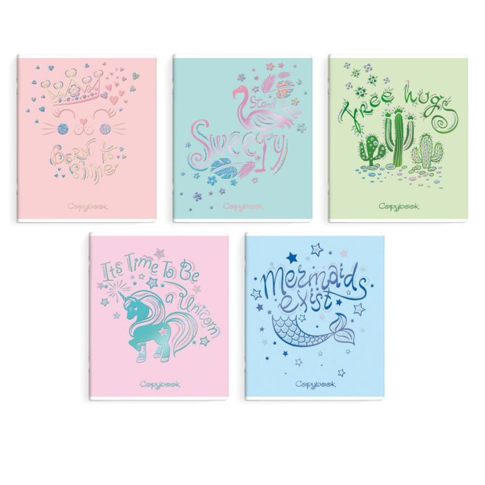 тетрадь 48 листов ВОЛШЕБНЫЙ БЛЕСК 49554 Феникс в клетку