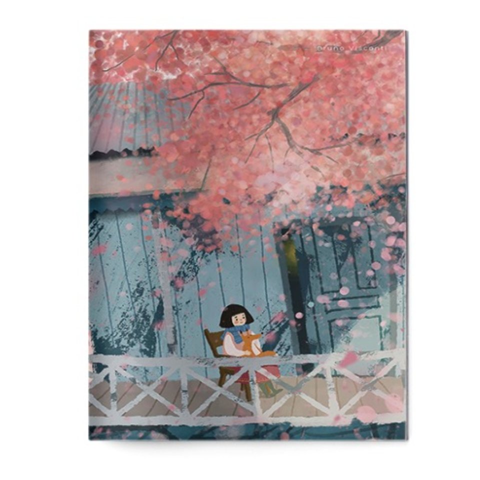 тетрадь 40 листов "SAKURA DREAMING" в клетку 7-40-237