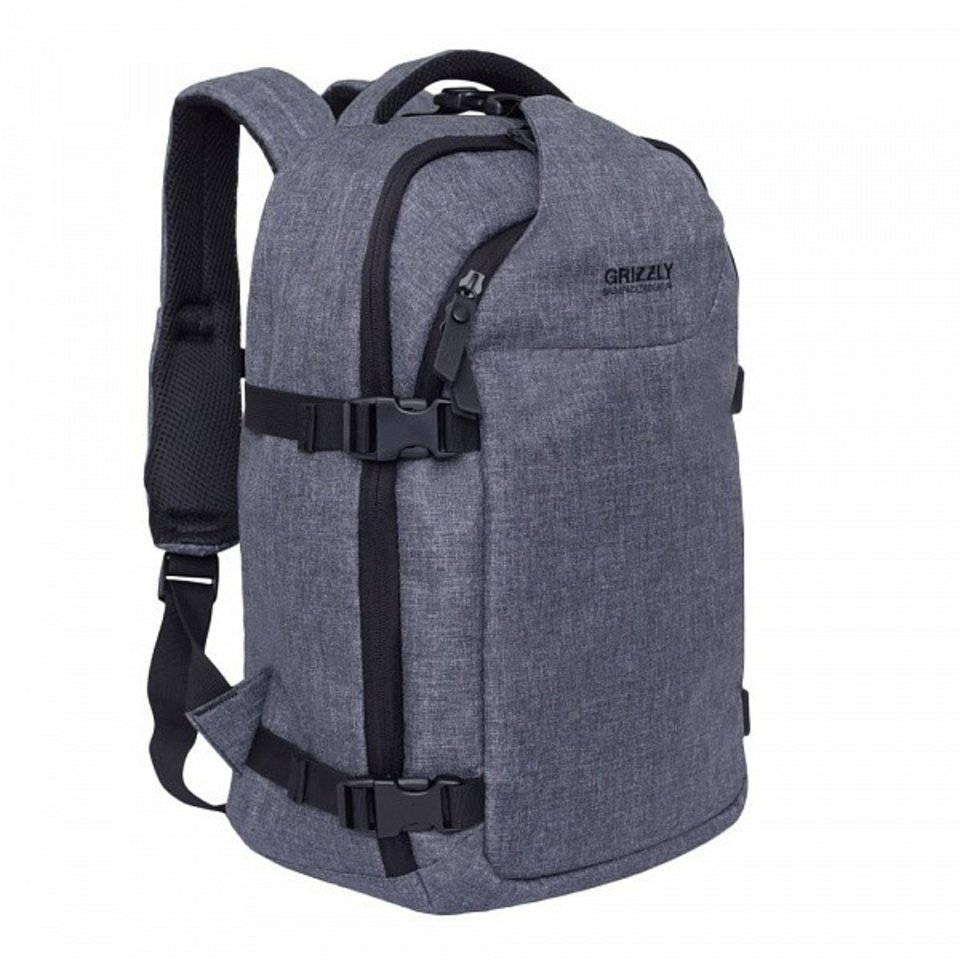 рюкзак для мальчика RQ-914-1/2 серый Grizzly