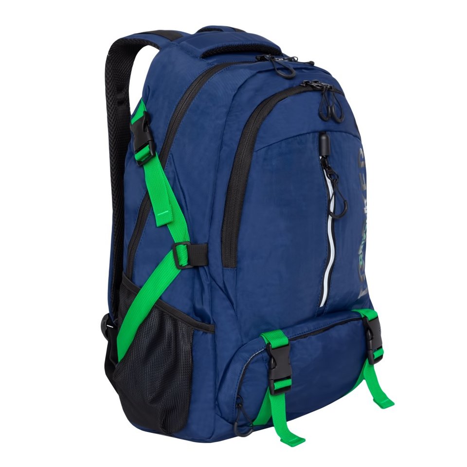 рюкзак для мальчика RQ-905-1/2 синий Grizzly