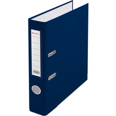 папка-регистратор А4 2к 5см Lamark 601 с окантовкой синяя