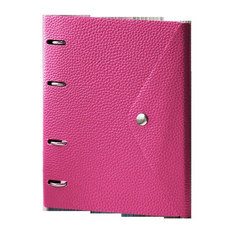 тетрадь на кольцах 120 листов Cassy малиновая N1275