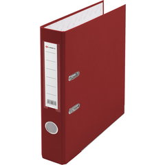 папка-регистратор А4 2к 5см Lamark 601 с окантовкой красная
