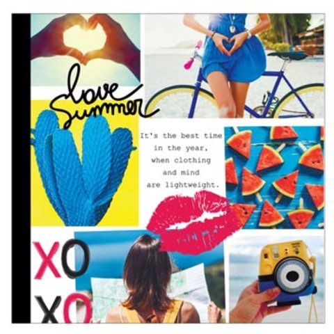 скетчбук 40 листов "Tumbler" желтый 170х170 120г/м2 на склейке N1597