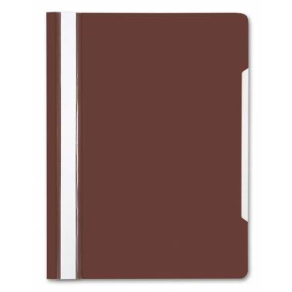 папка-скоросшиватель А4 пластиковый PS20/816297 коричневый