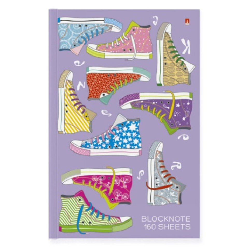 книга для записи А5 160 листов "КЕДЫ" 3-160-074/4 Альт