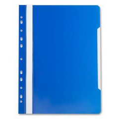 папка-скоросшиватель А4 пластиковый европланка с перфорацией PS-P20/816320 синий