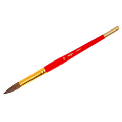 кисточка пони №10 Гамма живописная, лакокрасочное покрытие ручки, круглая