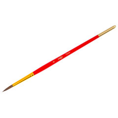 кисточка пони №4 Гамма живописная, лакокрасочное покрытие ручки, круглая