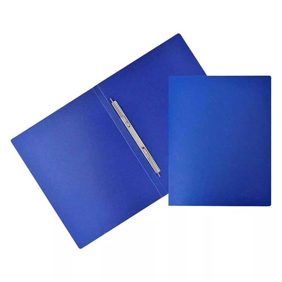 папка-скоросшиватель А4 пластиковый с пружиной 0.45мм Econom EС04P/816818 синий
