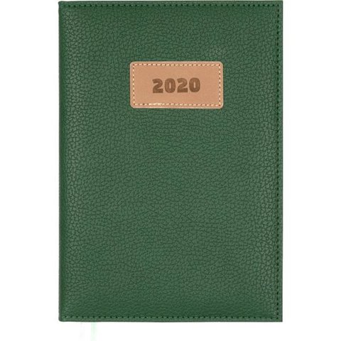 ежедневник датированный А5 deVENTE Foster зеленый 2020г 2032241