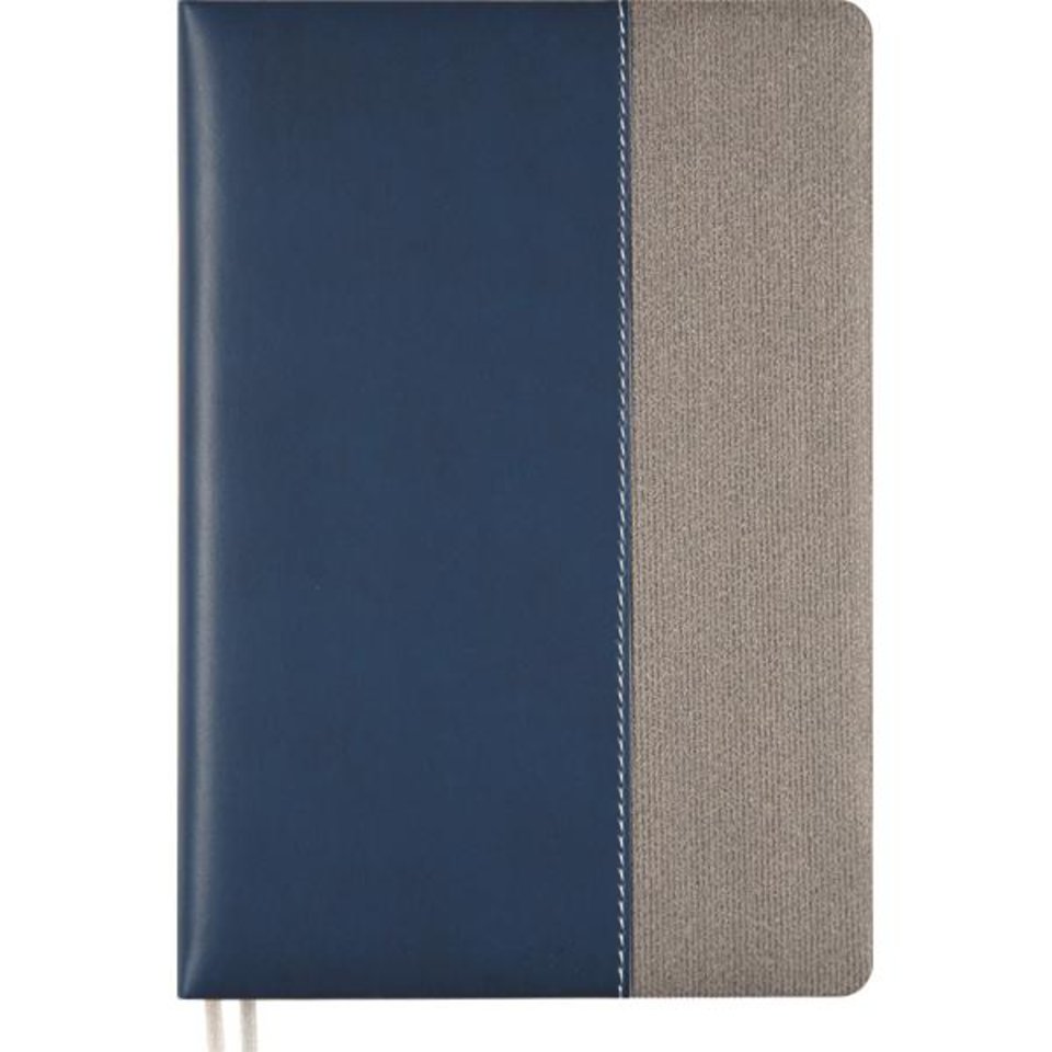 ежедневник недатированный А5 deVente Loft сине-серый 2034901