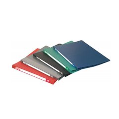 скоросшиватель А4 пружина 0.5мм с торцевая накладка pz05p ассорти/816839