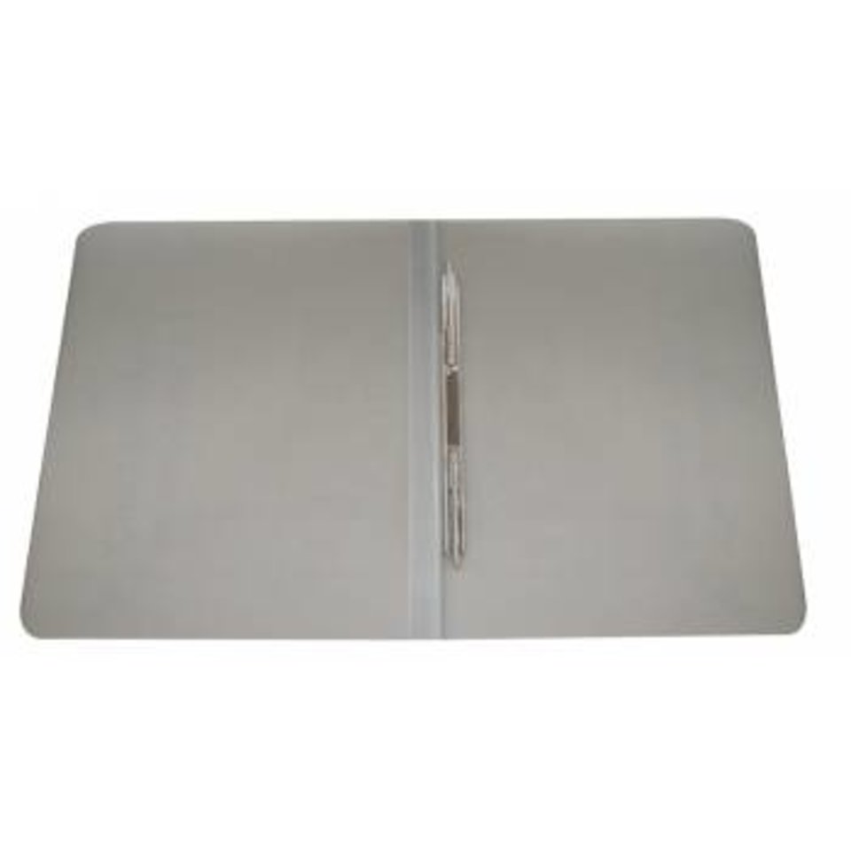 папка-скоросшиватель А4 с пружиной пластиковый 0,5мм PZ05Pgrey/816843 серый