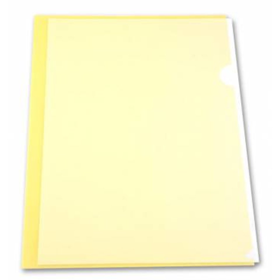 папка-уголок А4 0.18мм Е310/SF208-2 /816357 желтый