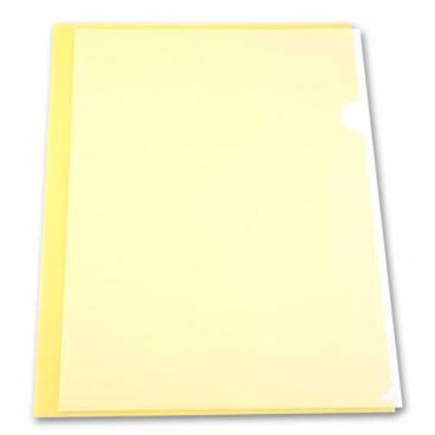папка-уголок А4 0.18мм Е310/SF208-2 /816357 желтый