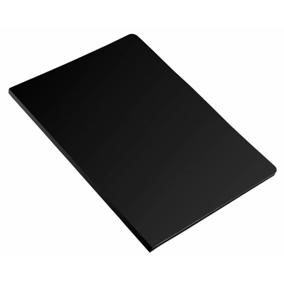 папка с боковым зажимом А4 пластик 0.45 мм Econom черная