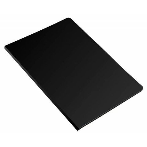 папка с боковым зажимом А4 пластик 0.45 мм Econom черная