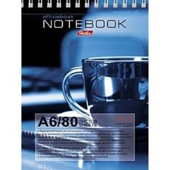 блокнот А6 80 листов Чашка кофе на гребне с отрывной перфорацией тонированный блок 6603(004924)