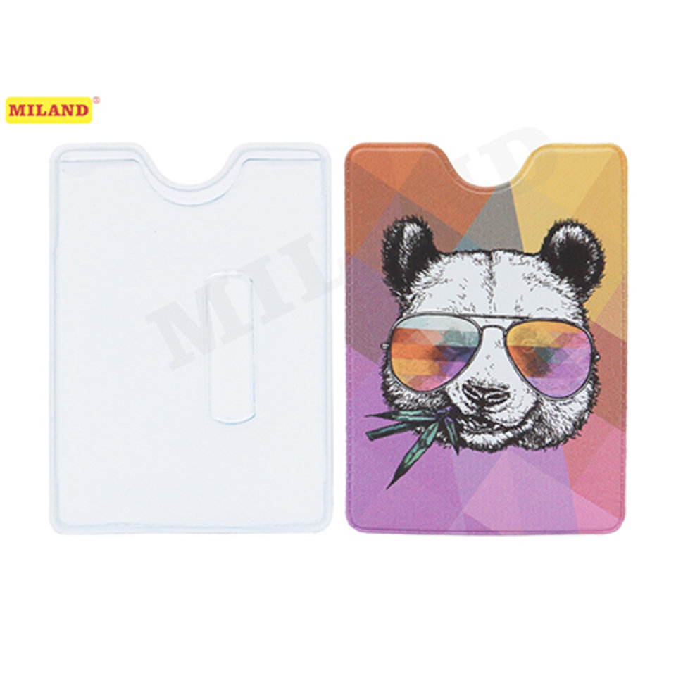 обложка для пропуска Панда ПВХ ОП-9566