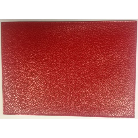 обложка для паспорта Флотер красный лак 20139