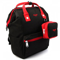 рюкзак универсальный HIMAVARI чёрный/красный 209064