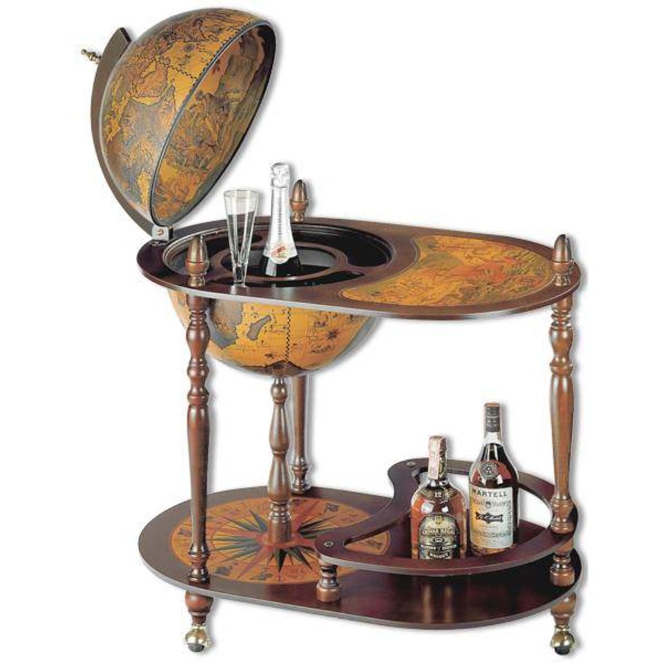 столик барный с глобусом