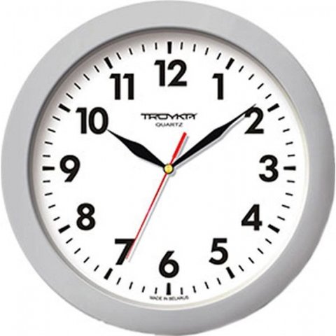 Часы настенные белые офисные 51570511