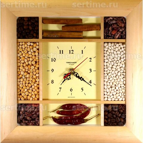 Часы настенные Специи деревянные 81860828