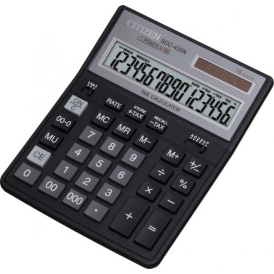калькулятор настольный 16 разрядов Citizen SDC 435