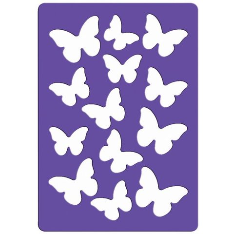 трафарет для тиснения БАБОЧКИ А6 ПВХ FD090036