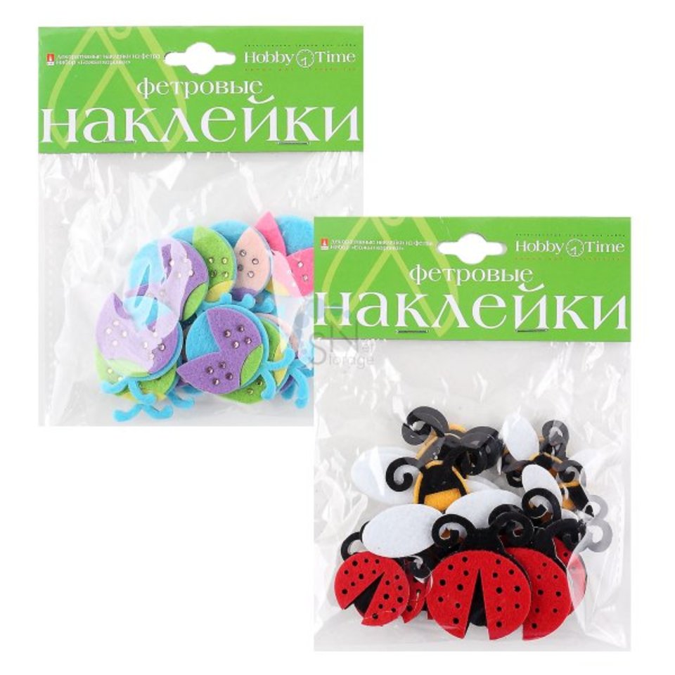наклейки из фетра №6 Божьи коровки 2-093/06