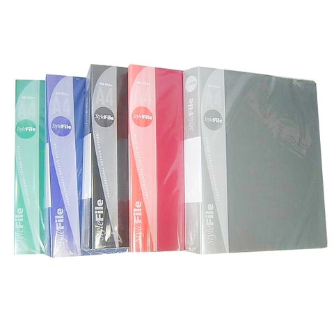 папка с файлами А4 60 вкладышей PV60 /056000500/816948 ассорти