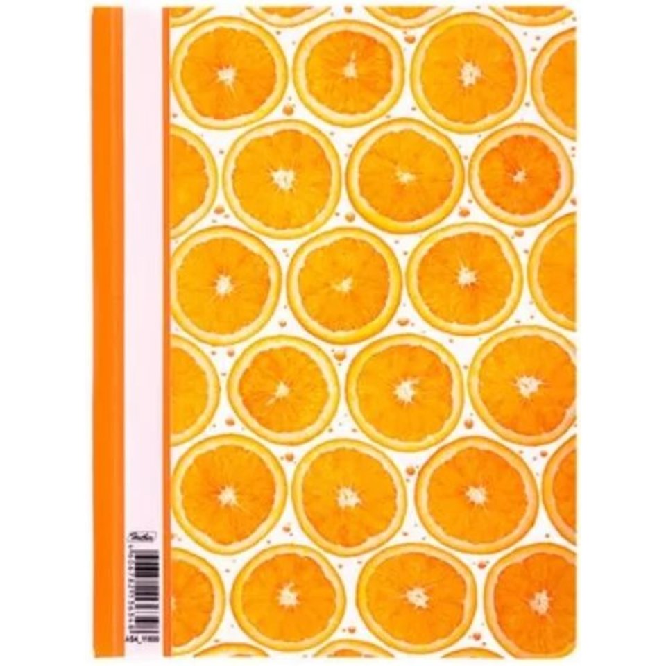 скоросшиватель А4 пласт. рис "Апельсин" AS4_11800/032046