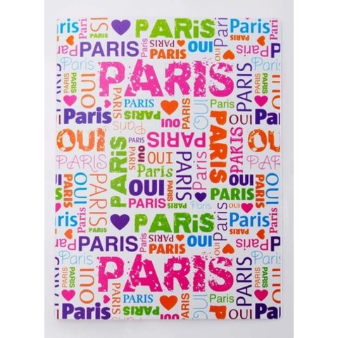 папка на кольцах А4 2 кольца 40мм с рисунком "Typographyca" L6156/490781