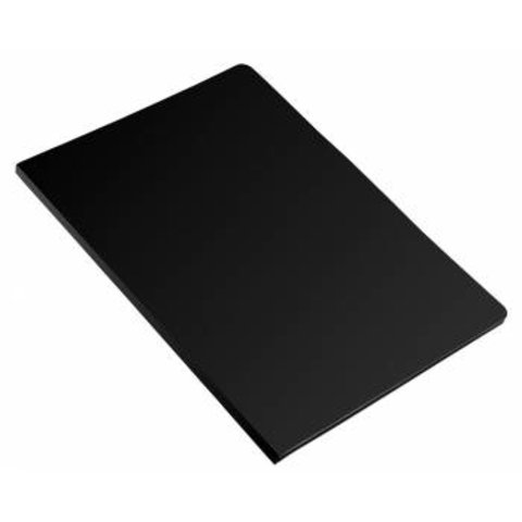 папка-скоросшиватель А4 пластиковый с пружиной 0.45мм Econom EC04P/816817 черный