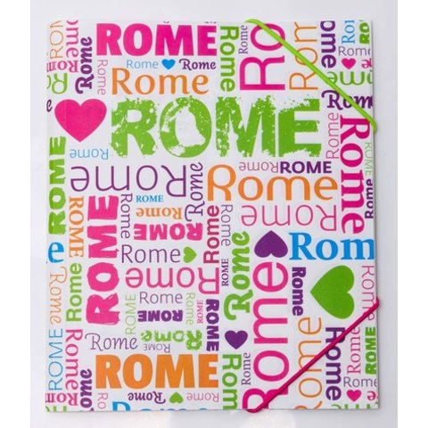 папка на резинке А5 с рисунком "Typographyca" L6154/490784